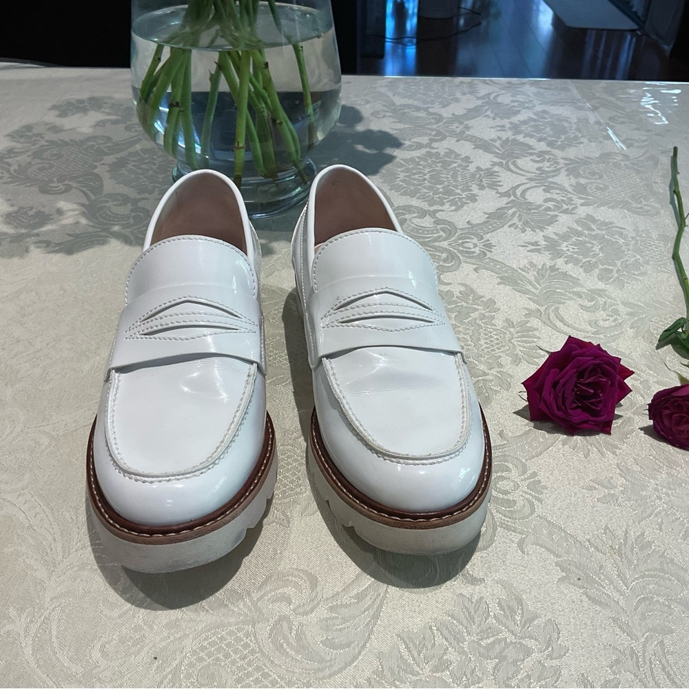Stuart Weizman patent loafer